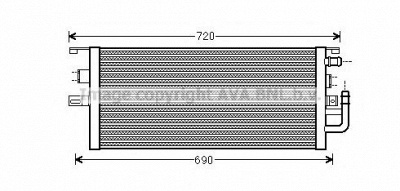 AVA QUALITY COOLING ms2479 -  Радиатор, охлаждение двигателя